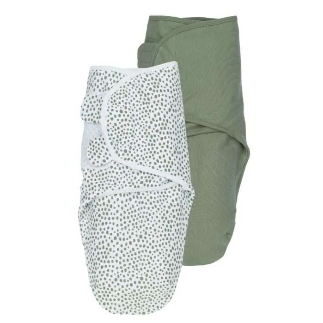 Φωτογραφία προϊόντος: Meyco 2 Pack Swaddle Cheetah/Forest green 0-3 μηνών
