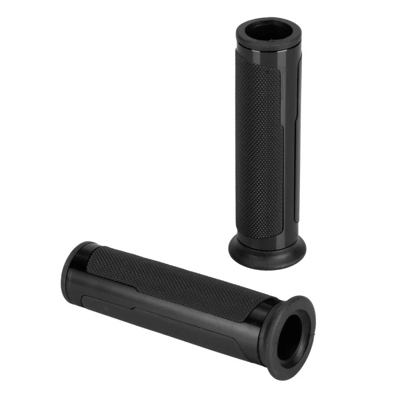 Φωτογραφία προϊόντος: ΧΕΡΟΥΛΙΑ Moto Style Grip Μαύρο | 22mm+25mm 12cm, Lampa - 2 τεμ.