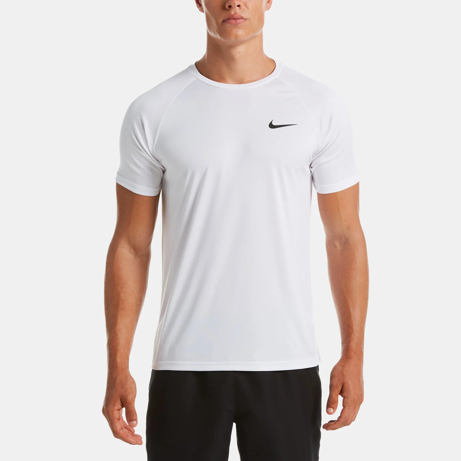 Φωτογραφία προϊόντος: NIKE SWIM HYDROGUARD ESSENTIAL DRI-FIT UV TOP T-SHIRT ΑΣΠΡΟ
