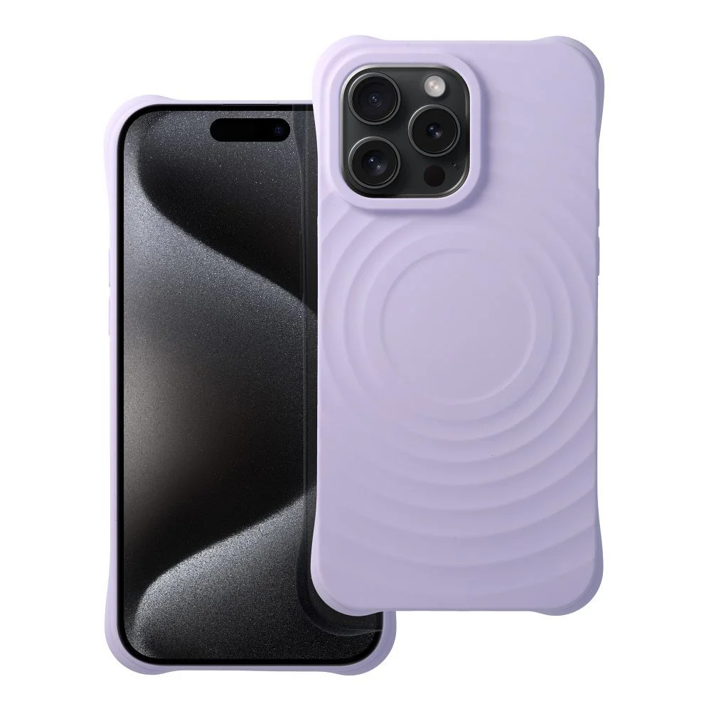 Φωτογραφία προϊόντος: . Silicone Zephyr Mag Cover compatible with MagSafe do IPHONE 16 PLUS lilac