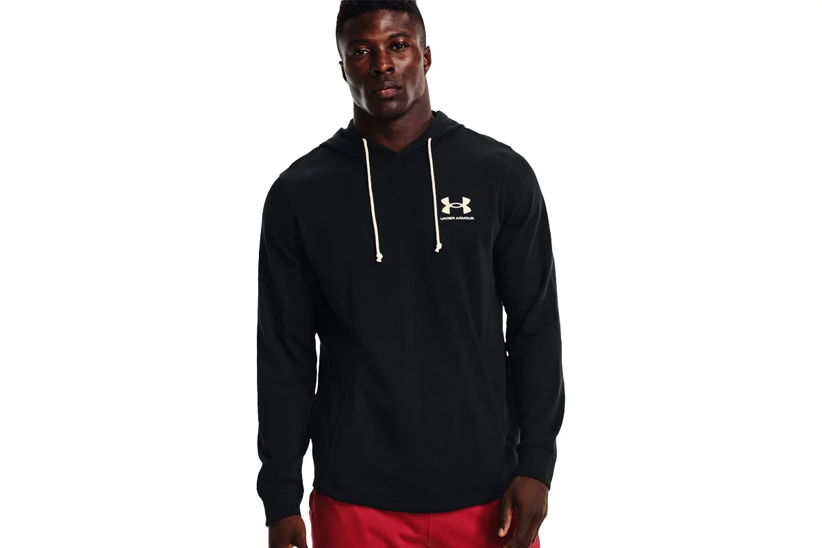 Φωτογραφία προϊόντος: UNDER ARMOUR RIVAL TERRY LC HOODIE 1370401-001 BLACK