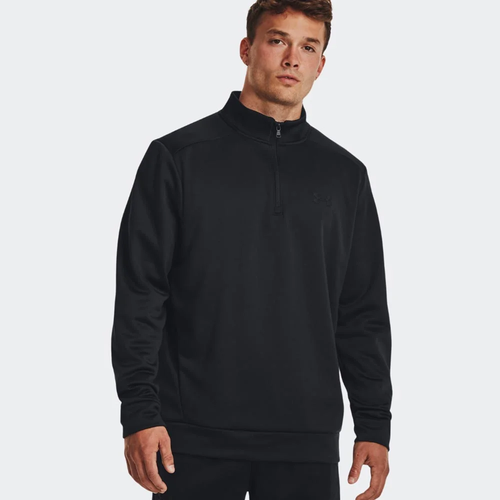 Φωτογραφία προϊόντος: under armour UNDER ARMOYR FLEECE 1/4 ZIP 1373358-001 BLACK