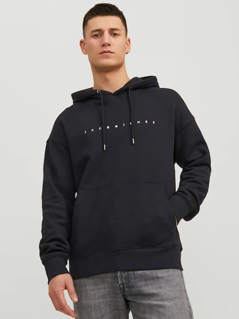 Φωτογραφία προϊόντος: JACK AND JONES JJE STAR SWEAT HOOD 12233972 BLACK