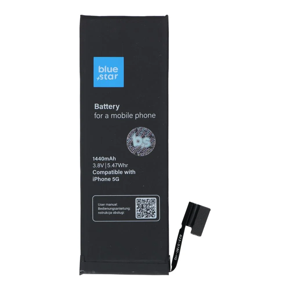 Φωτογραφία προϊόντος: . BLUE STAR HQ battery for IPHONE 5 1440 mAh