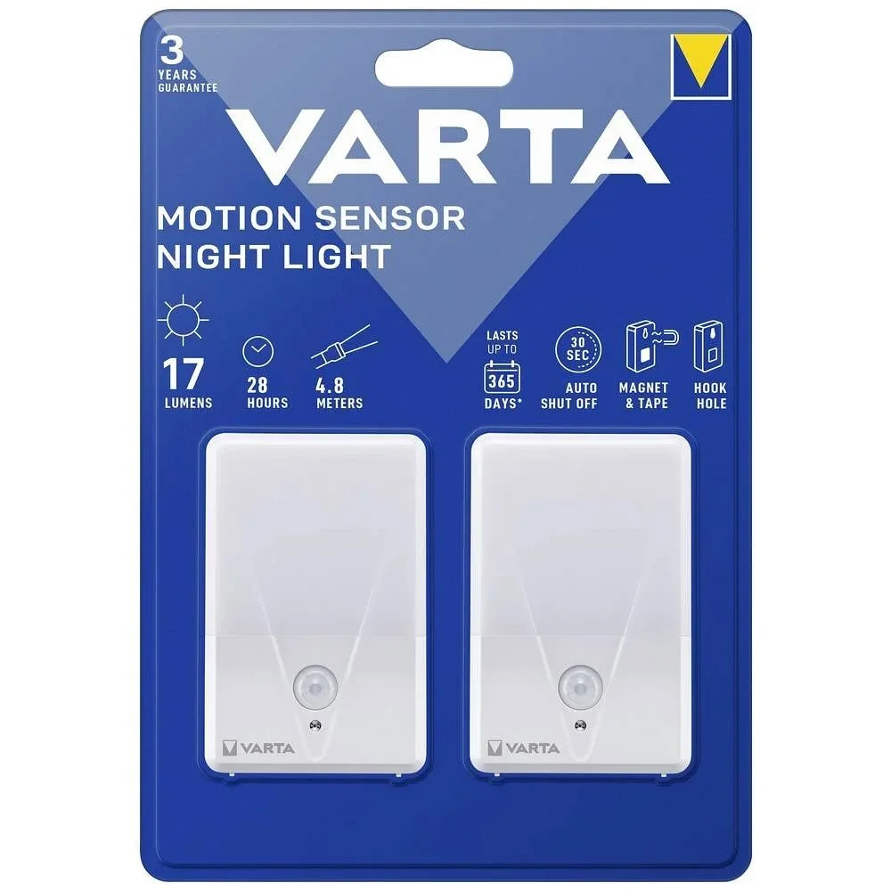Φωτογραφία προϊόντος: VARTA motion sensor night lamp 16624 2 pcs