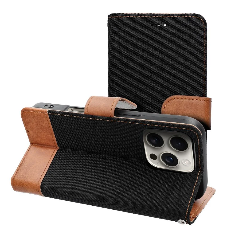 Φωτογραφία προϊόντος: . JEANS Book for IPHONE 16 Plus black