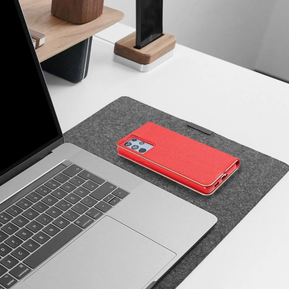 Φωτογραφία προϊόντος: . LUNA Book Gold for SAMSUNG A36 5G red