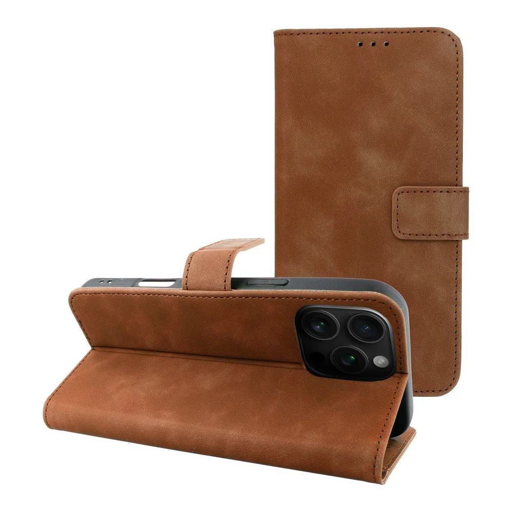 Φωτογραφία προϊόντος: . TENDER Book Case for IPHONE 16 Pro Max brown