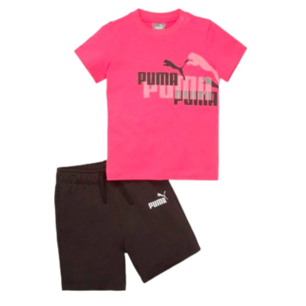 Φωτογραφία προϊόντος: PUMA MINICATS ESSENTIALS+ INFANT SET GLOW PINK / BLACK