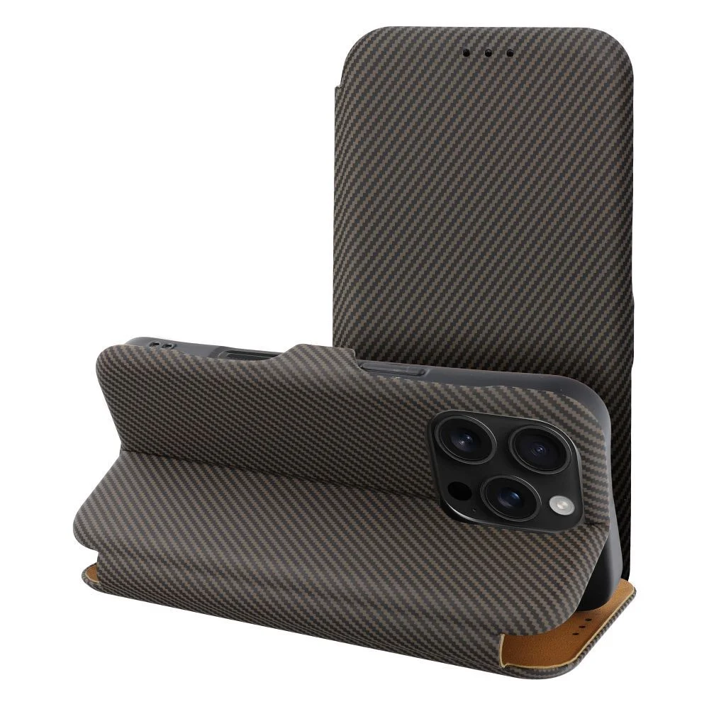 Φωτογραφία προϊόντος: . FOLIO Side Magnet book case for IPHONE 16 PLUS brown