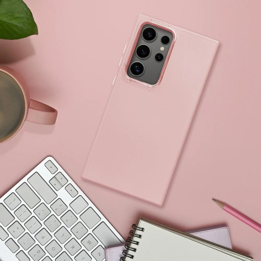 Φωτογραφία προϊόντος: . FRAME Case for XIAOMI Redmi Note 14 4G / 14 5G powder pink