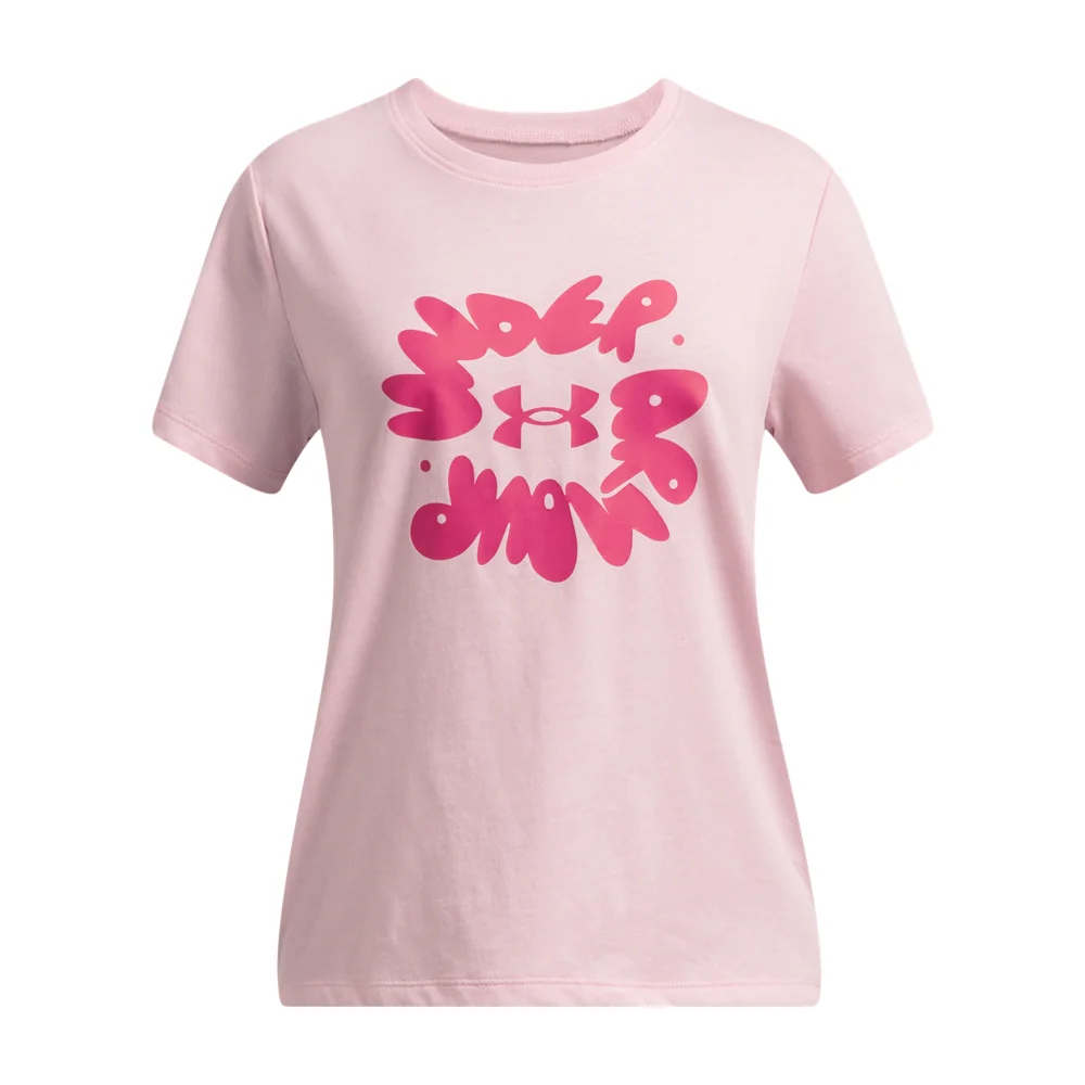 Φωτογραφία προϊόντος: UNDER ARMOUR Big Logo Παιδική Κοντομάνικη Μπλούζα Κορίτσι - ΡΟΖ
