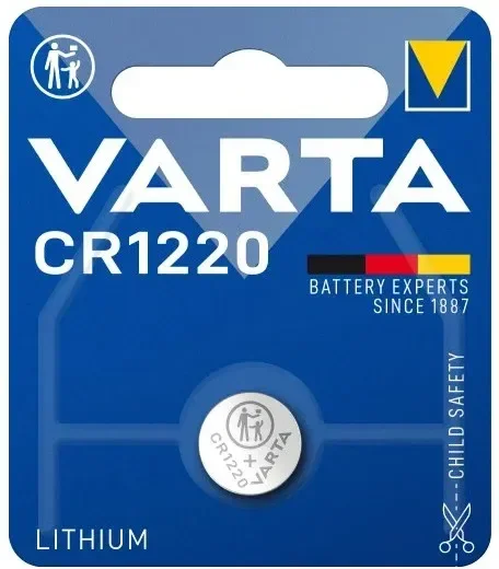 Φωτογραφία προϊόντος: . VARTA lithium battery CR1220 3V 1 pcs