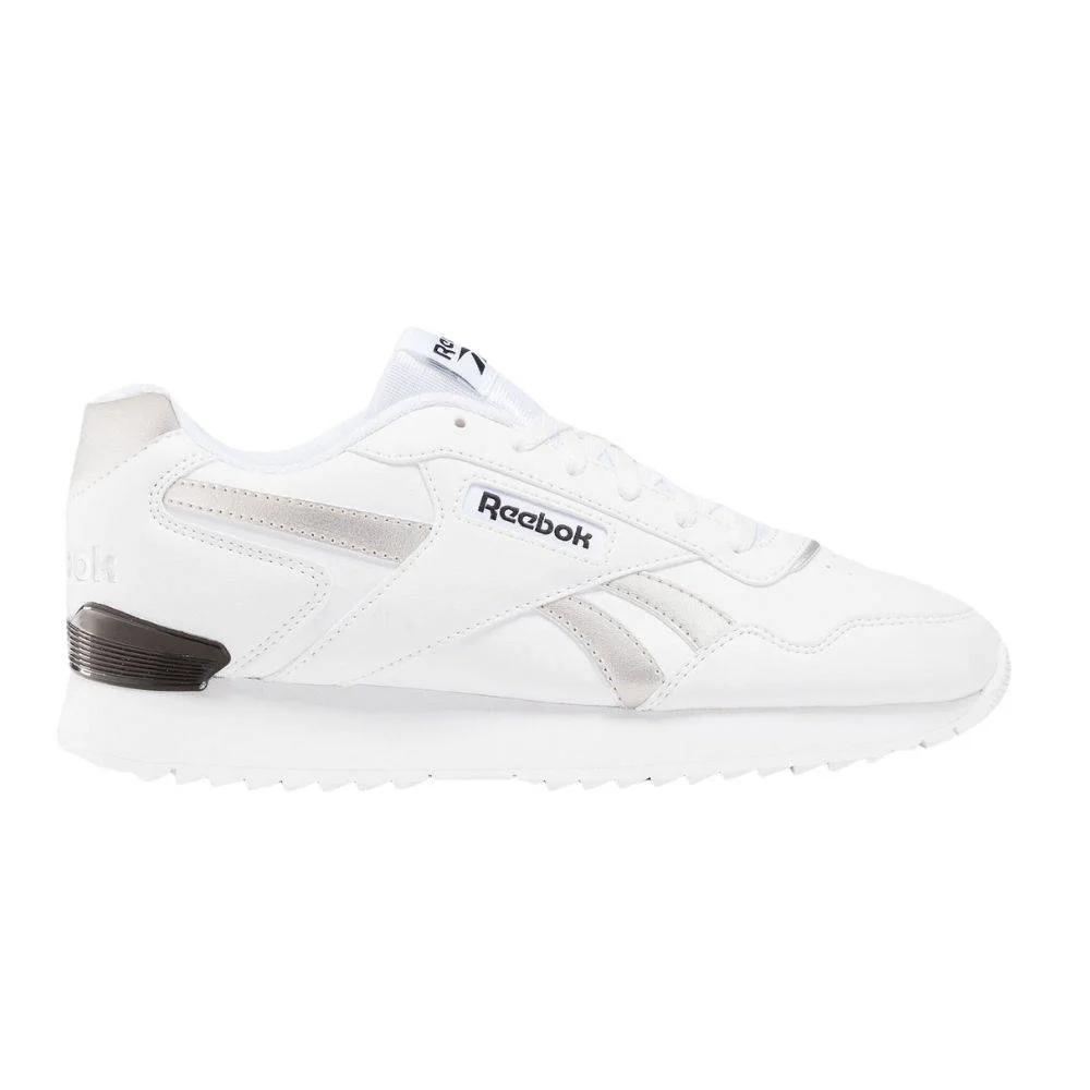 Φωτογραφία προϊόντος: 100201483 - REEBOK WOMENS GLIDE RIPPLE CLIP SHOES WHITE / METALLIC SILVER Color