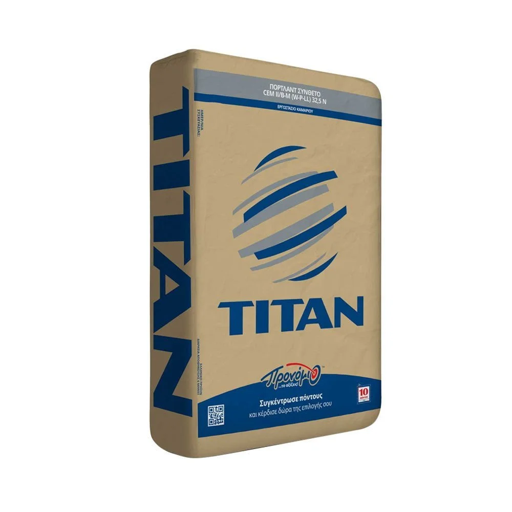 Φωτογραφία προϊόντος: Titan Τιτάν Τσιμέντο 25kg Μαύρο Ισχυρό