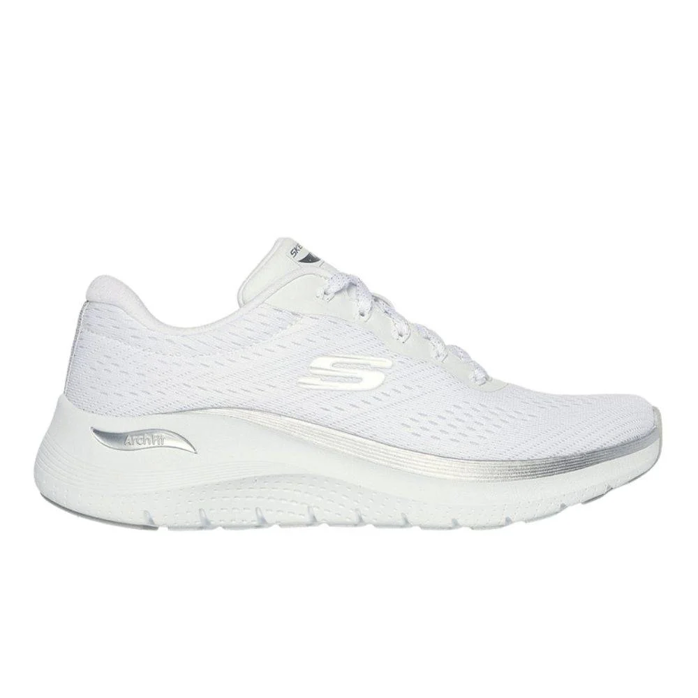 Φωτογραφία προϊόντος: 150067-WSL - SKECHERS ARCH FIT 2.0 ENGINEERED MESH LACE-UP WHITE / METALLIC SILVER Color