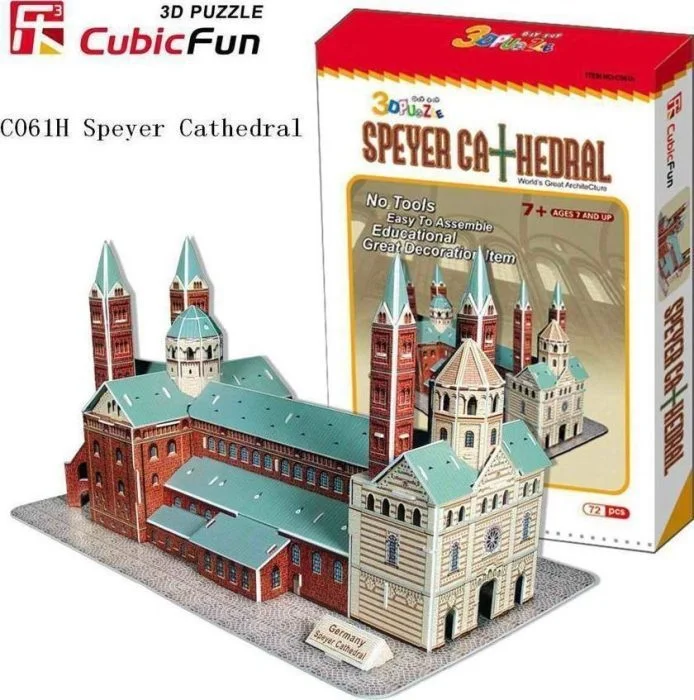 Φωτογραφία προϊόντος: Speyer Cathedral 3D Puzzle 72 κομματιών Cubic Fun C061H