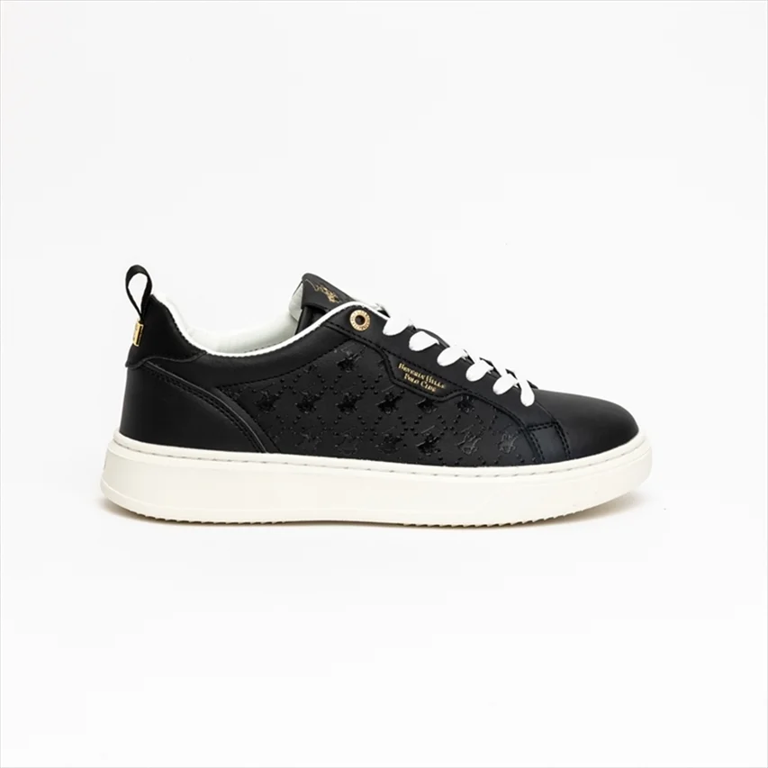 Φωτογραφία προϊόντος: Beverly Hills Polo Club γυναικεία δίσολα sneakers μαύρα τεχνοδερμα κωδ:BHW615205 Μαύρο