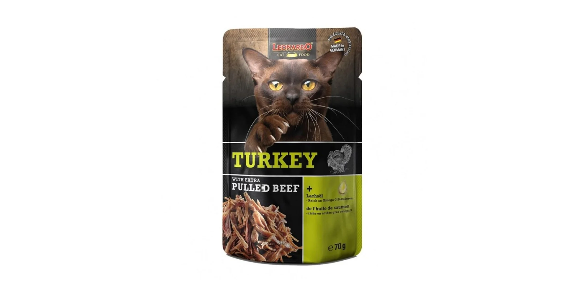 Φωτογραφία προϊόντος: Leonardo Adult Pulled Beef with Turkey 70gr