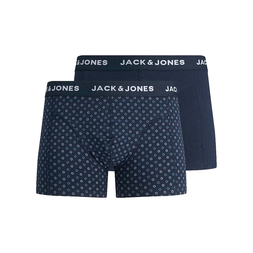 Φωτογραφία προϊόντος: JACK & JONES Ανδρικό Σετ 2 τεμ. Μπόξερ JACK & JONES 12210713 Navy