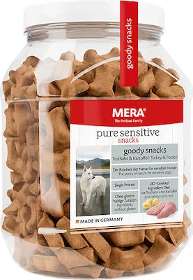 Φωτογραφία προϊόντος: Meradog Pure Sensitive Goody Snack Γαλοπούλα + Πατάτα 600g
