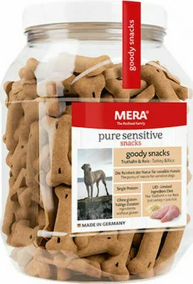 Φωτογραφία προϊόντος: Meradog Pure Sensitive Goody Snack Γαλοπούλα + Ρύζι 600g