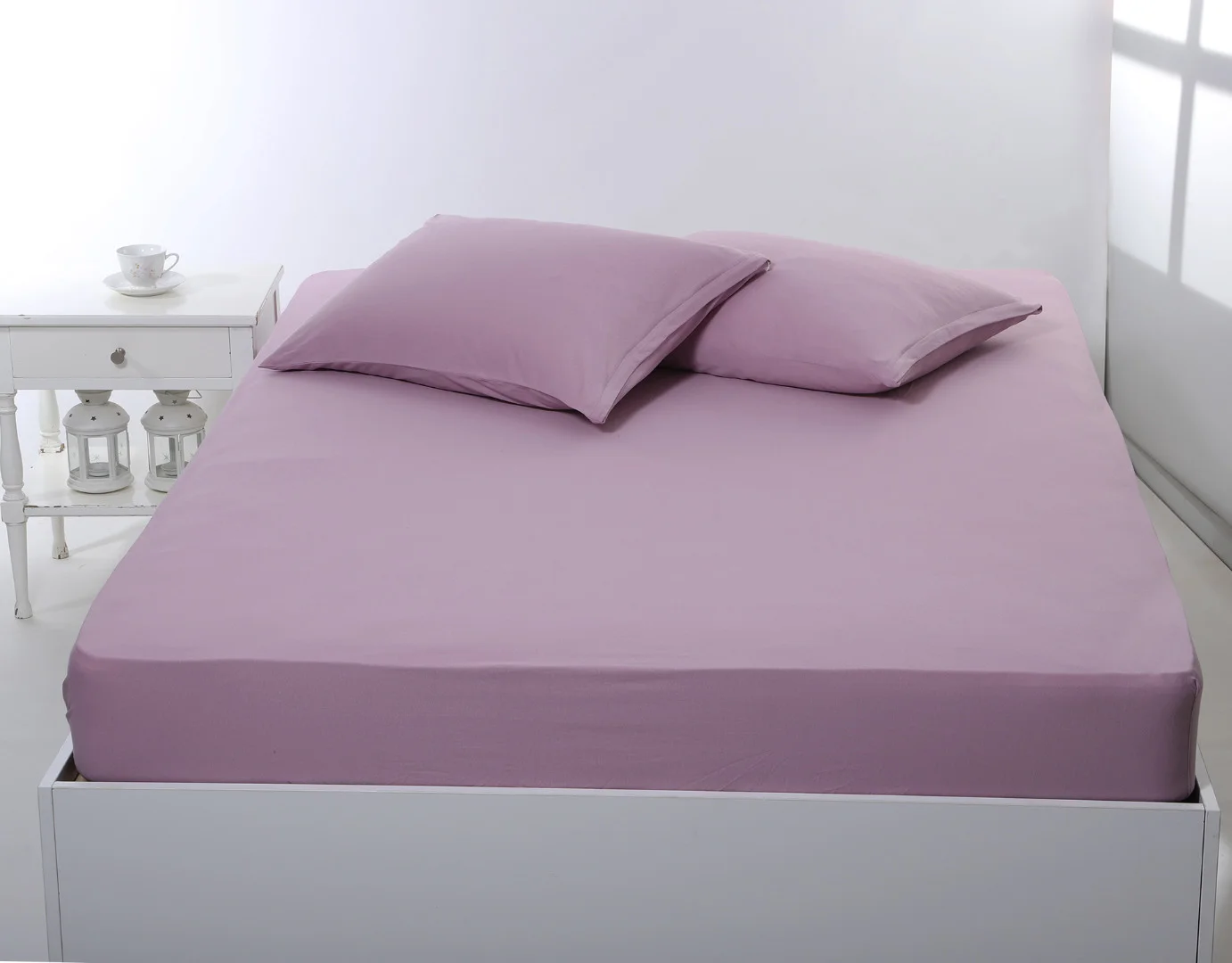 Φωτογραφία προϊόντος: SilkFashion Σεντόνι με λάστιχο jersey (100cm x 200cm + 35cm) syklamen