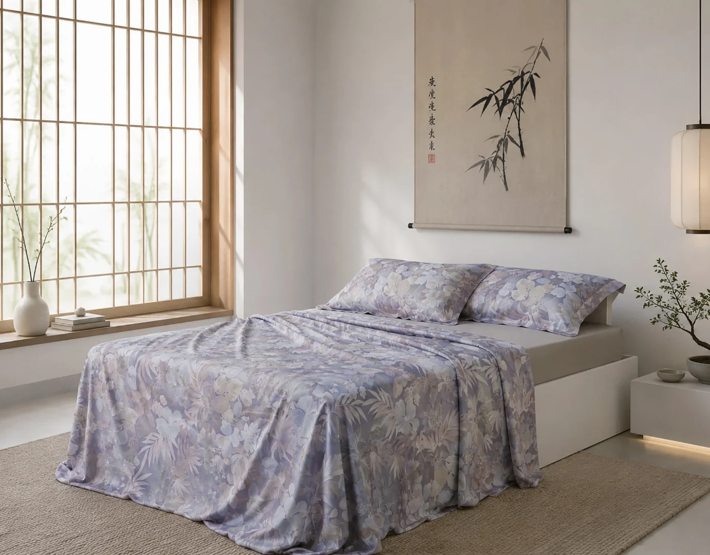 Φωτογραφία προϊόντος: SilkFashion Σετ σεντόνια tencel 300TC (160cm x 200cm + 40cm) lume