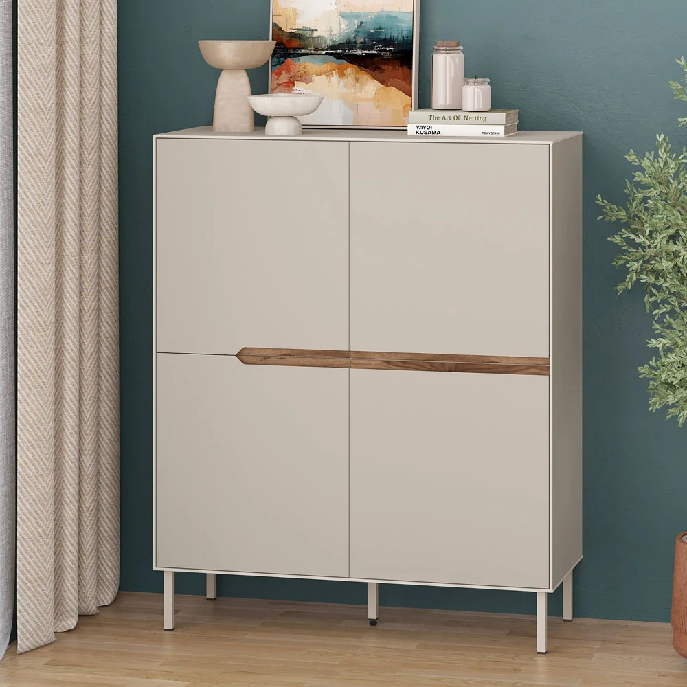 Φωτογραφία προϊόντος: Μπουφές Arch Megapap χρώμα sandstone 98x40x120,5εκ.