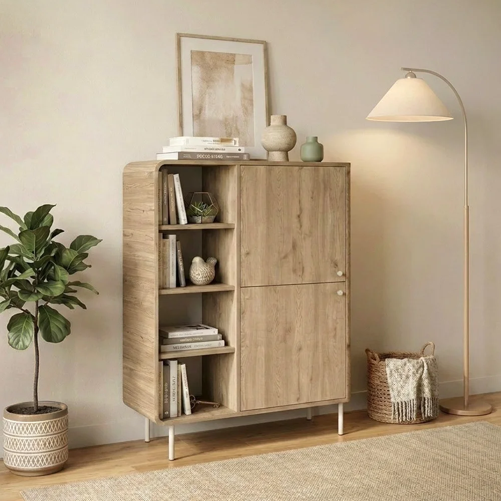 Φωτογραφία προϊόντος: Μπουφές Colia Megapap χρώμα sepet oak 85x44x120,4εκ.