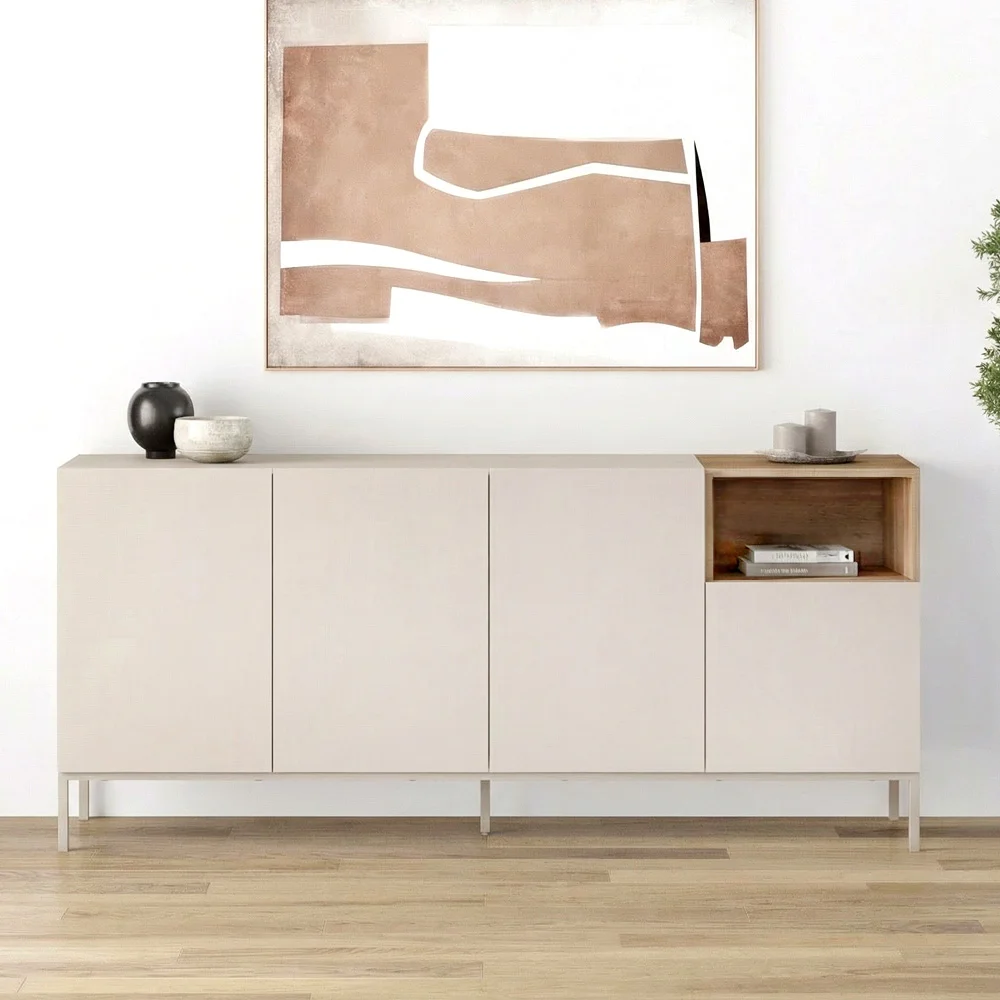 Φωτογραφία προϊόντος: Μπουφές Cailin Megapap χρώμα sandstone - sepet oak 180x41,8x80εκ.