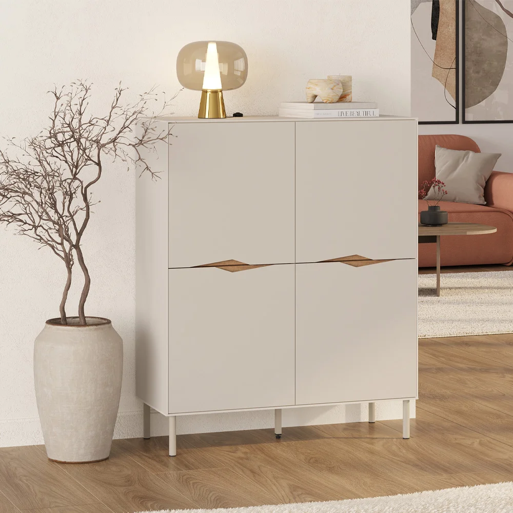 Φωτογραφία προϊόντος: Μπουφές Marquise Megapap χρώμα sandstone 98x40x120εκ.