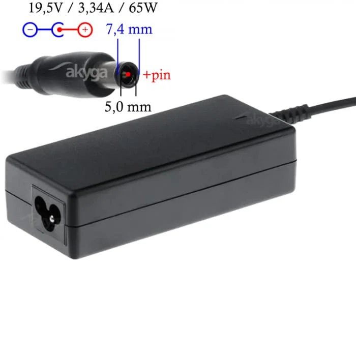 Φωτογραφία προϊόντος: Φορτιστής Laptop Dell 65W χωρίς Καλώδιο Τροφοδοσίας Akyga