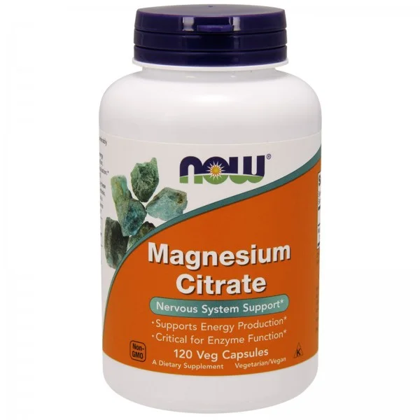 Φωτογραφία προϊόντος: Magnesium Citrate 400mg Veg 120caps - NOW Foods