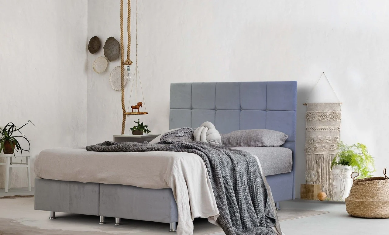 Φωτογραφία προϊόντος: e-decor Κρεβάτι με αποθηκευτικό χώρο Bamboo - Ύφασμα / Ξύλο - 90Μx215Πx120Υ
