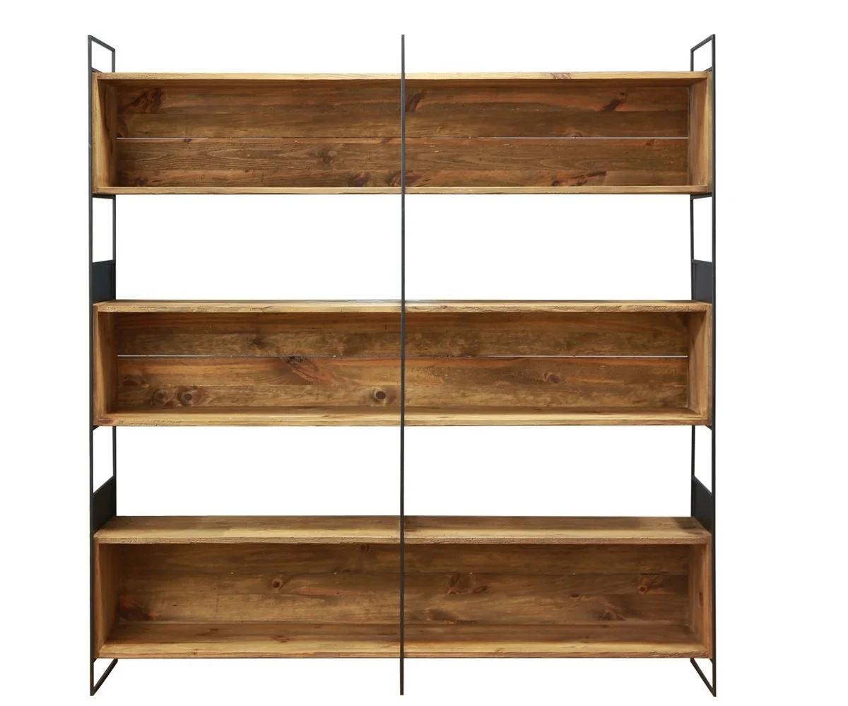 Φωτογραφία προϊόντος: e-decor Βιβλιοθήκη ξύλινη 185 - Πεύκο - 185Μx35Πx190Υ