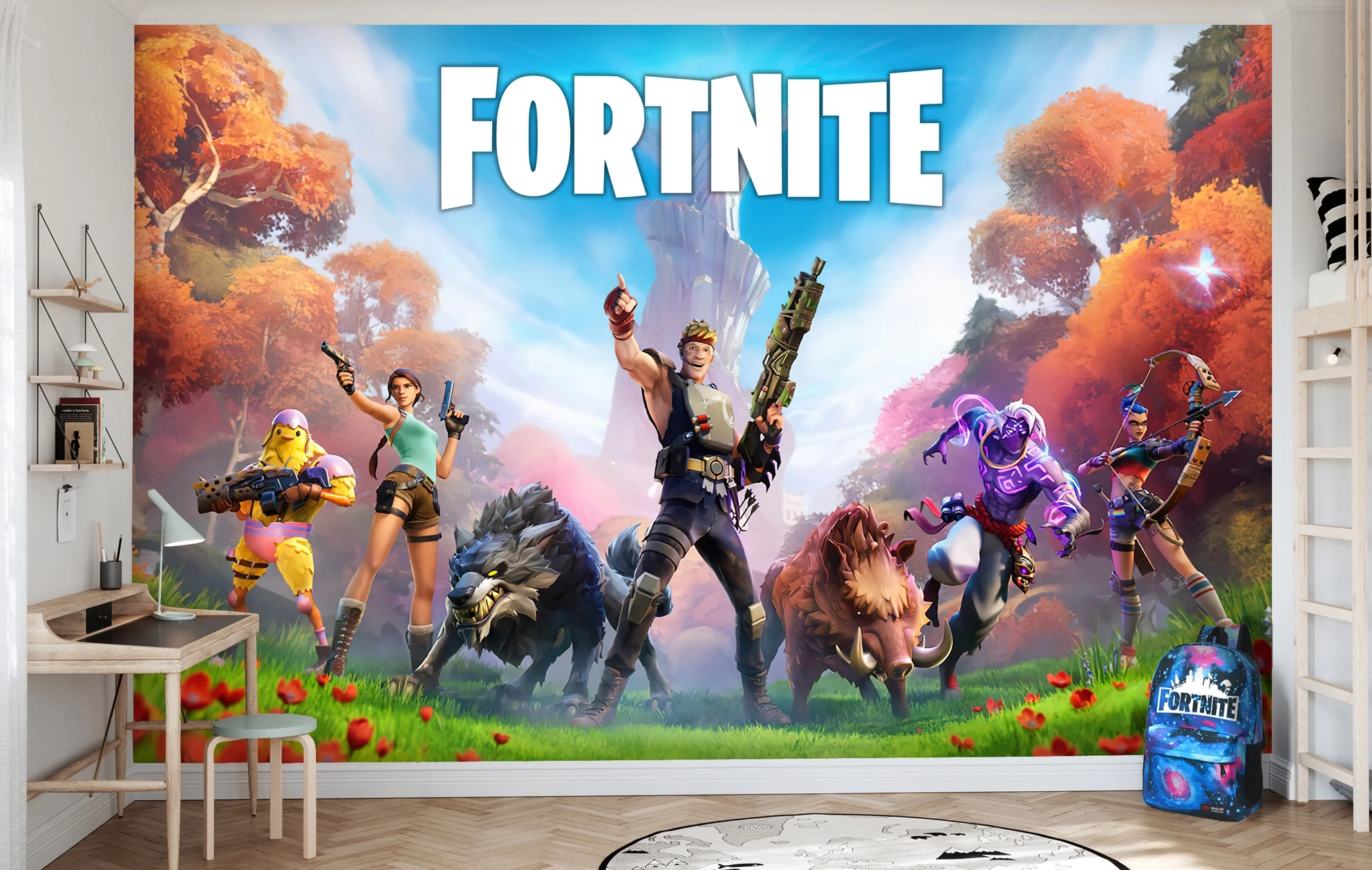Φωτογραφία προϊόντος: Azur Φωτοταπετσαρία FORTNITE 3 - Χαρτί Πλαστικοποιημένο - 1Μx1Υ