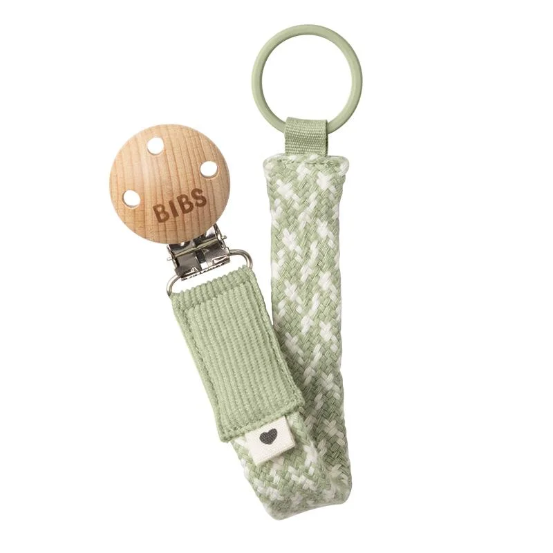 Φωτογραφία προϊόντος: ΚΛΙΠ ΠΙΠΙΛΑΣ BIBS PACI BRAID SAGE/IVORY