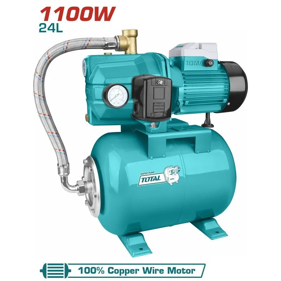 Φωτογραφία προϊόντος: TOTAL ΠΙΕΣΤΙΚΟ ΝΕΡΟΥ 1.100W/60m/4,2 ΚΥΒΙΚΑ / 1.5HP (TWP411006)