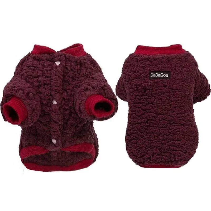 Φωτογραφία προϊόντος: Jacket σκύλου Fleece Winter Κόκκινο