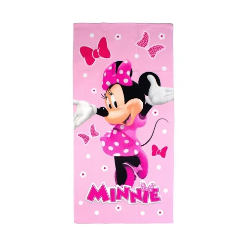 Φωτογραφία προϊόντος: Dimcol Πετσέτα Θαλάσσης Quick Dry Disney Home Minnie 70x140 εκ. Baby Pink