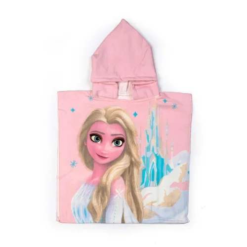 Φωτογραφία προϊόντος: Dimcol Πόντσο Θαλάσσης Quick Dry Disney Home Frozen 50x100 εκ. Pink
