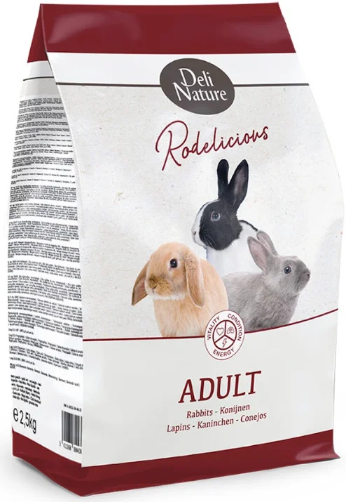 Φωτογραφία προϊόντος: Deli Nature 5 Star Πλήρες και ισορροπημένο μείγμα με 20 επιλεγμένα συστατικά για μίνι κουνέλια 750gr DELI NATURE (5411860800429)