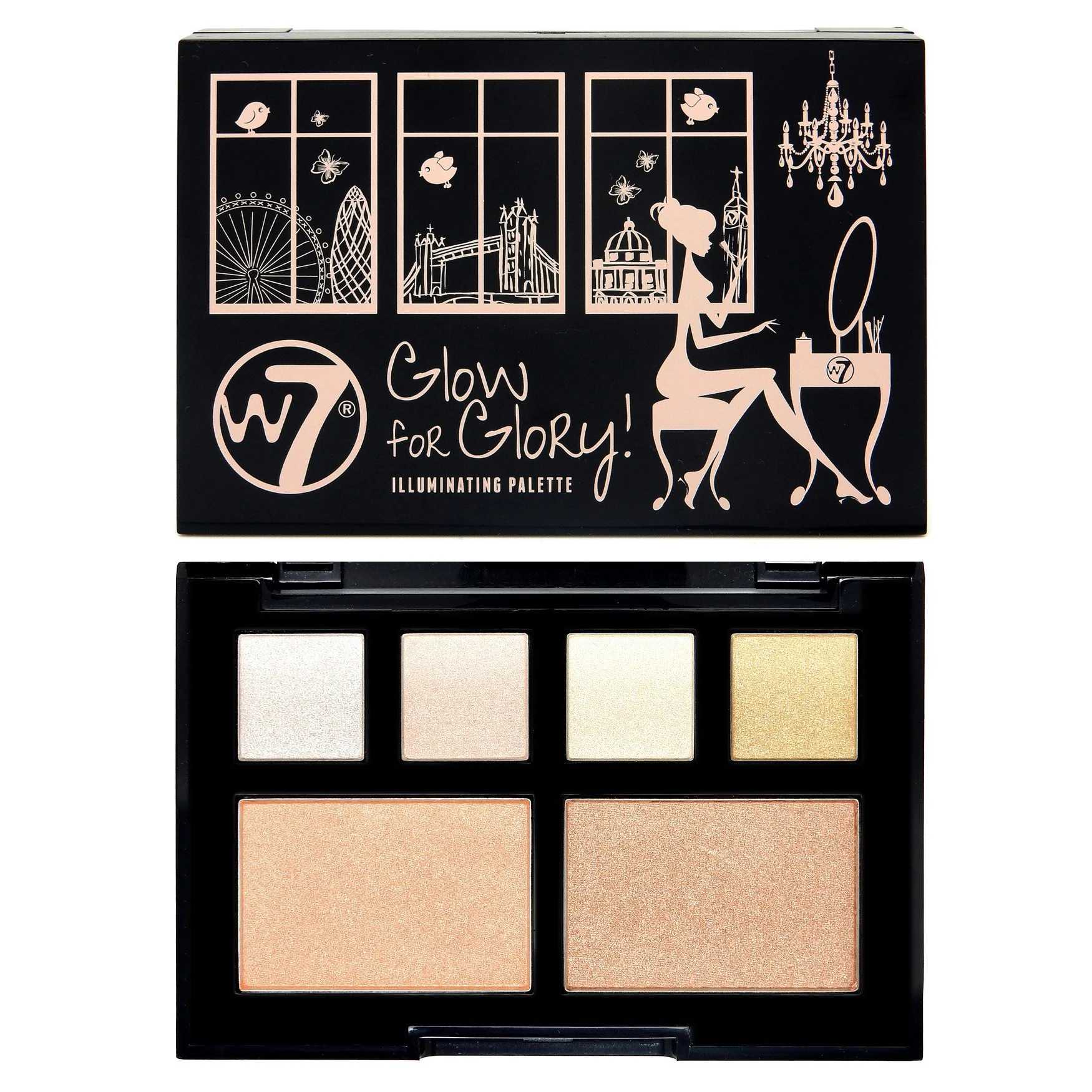 Φωτογραφία προϊόντος: W7 Glow for Glory Illuminating Palette (9gr)