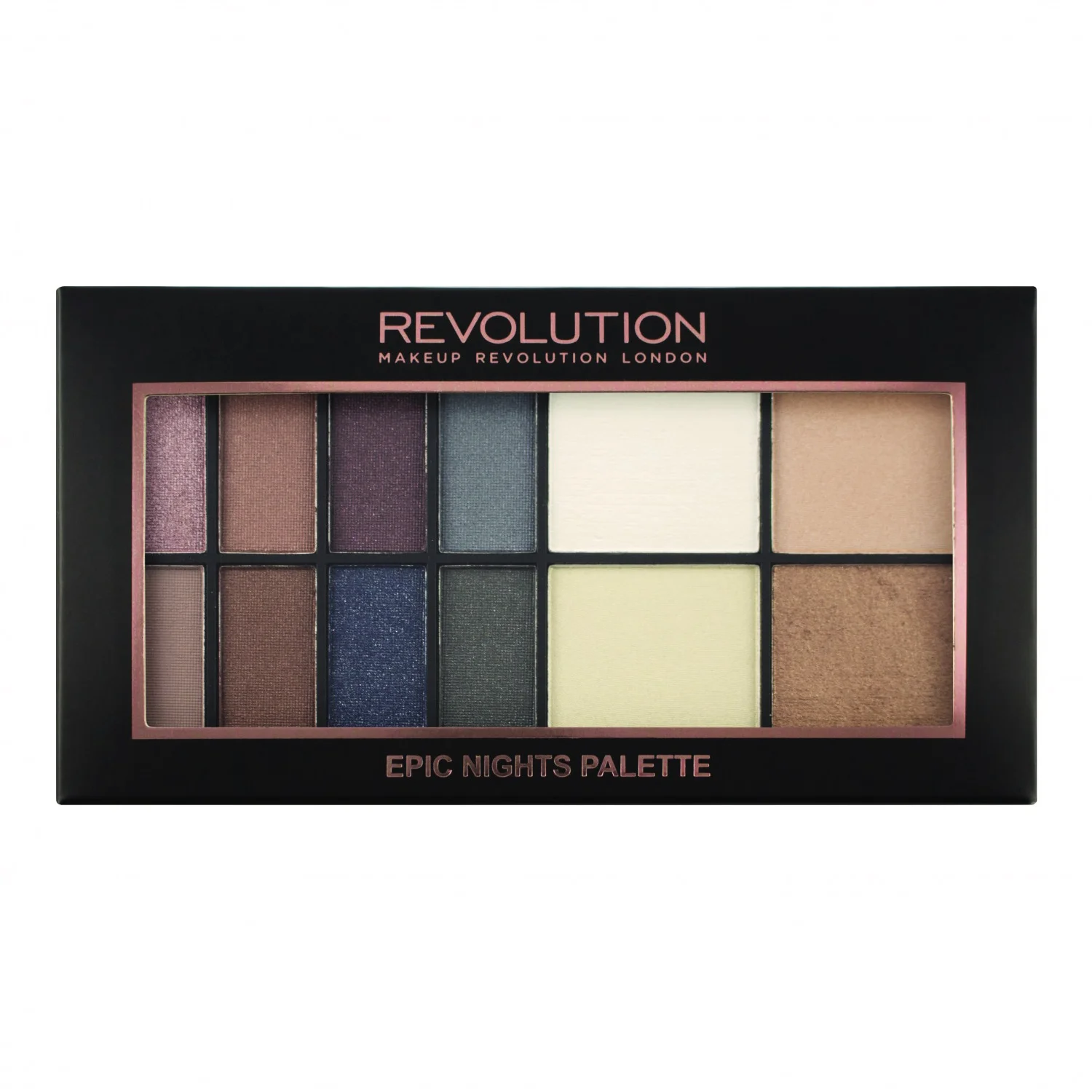 Φωτογραφία προϊόντος: Makeup Revolution Epic Nights Eyeshadow Palette (20,5gr)