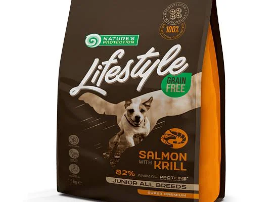 Φωτογραφία προϊόντος: Nature's Protection Lifestyle Grain Free Salmon with Krill - Junior 10kgr