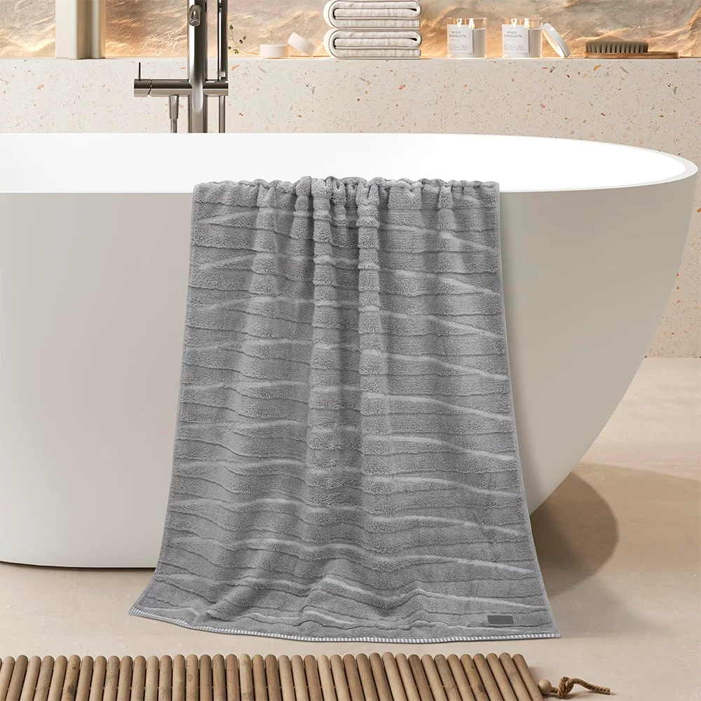 Φωτογραφία προϊόντος: Lino Home LINO Πετσέτα Σώματος (80x150) Loomline Γκρι