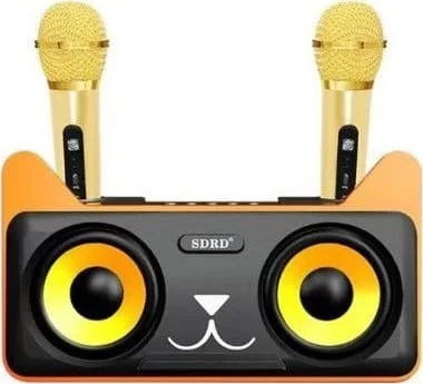 Φωτογραφία προϊόντος: Σύστημα Karaoke με Ασύρματα Μικρόφωνα SDRD 305 σε Μαύρο Χρώμα