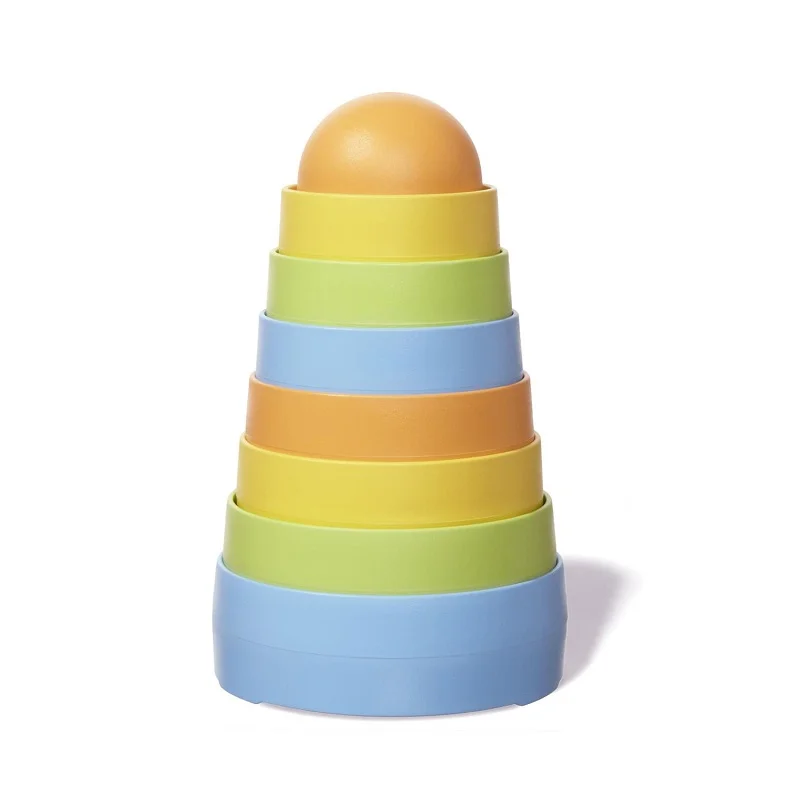 Φωτογραφία προϊόντος: Green Toys Παιχνίδι Στοίβαξης Πυραμίδα Κυλίνδρων για 6+ Μηνών