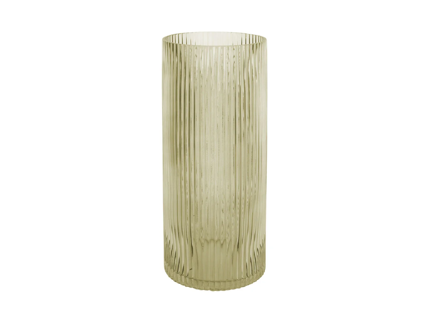 Φωτογραφία προϊόντος: Βάζο Γυάλινο Allure Straight Moss Green 30cm